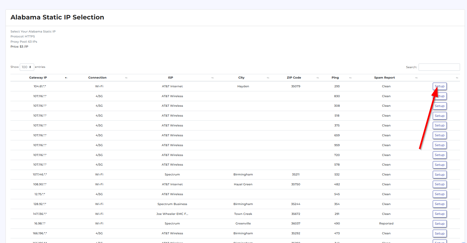 Placing an order for a static (24 hours) mobile proxy - HydraProxy