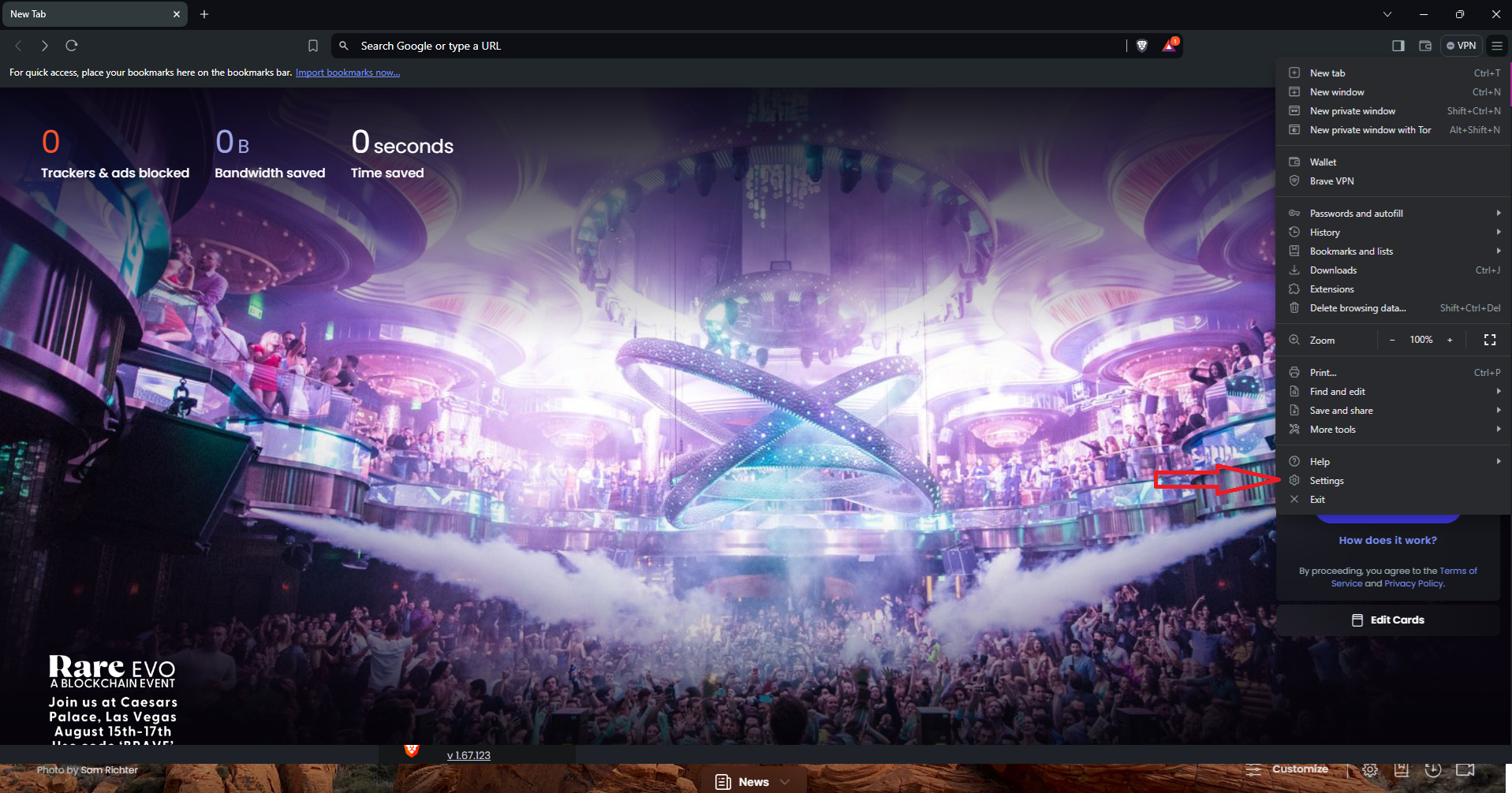 Setting up a proxy in Brave Browser - HydraProxy